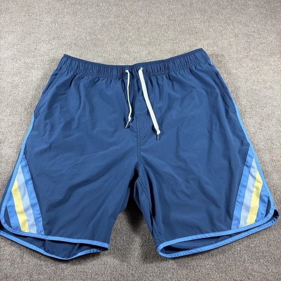 Fair Harbor Other - Fair Harbor Anchor Swim Trunks Shorts Men's 3XL Blue Board Lined Drawstring